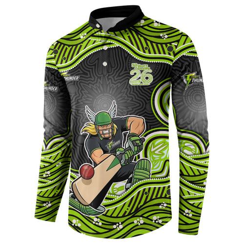 Sydney Thunder NAIDOC Week 2026 Button Sweatshirt Aboriginal Indigenous - 50 Years of Deadly