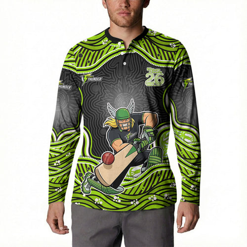 Sydney Thunder NAIDOC Week 2026 Button Sweatshirt Aboriginal Indigenous - 50 Years of Deadly