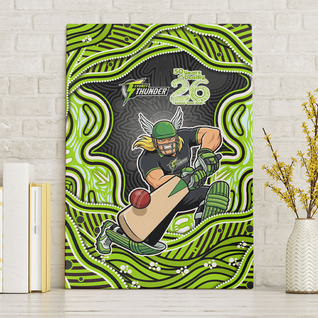 Sydney Thunder NAIDOC Week 2026 Canvas Wall Art Aboriginal Indigenous - 50 Years of Deadly