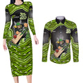 Sydney Thunder NAIDOC Week 2026 Couples Matching Long Sleeve Bodycon Dress and Long Sleeve Button Shirt Aboriginal Indigenous - 50 Years of Deadly