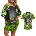 Sydney Thunder NAIDOC Week 2026 Couples Matching Off Shoulder Short Dress and Hawaiian Shirt Aboriginal Indigenous - 50 Years of Deadly