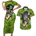 Sydney Thunder NAIDOC Week 2026 Couples Matching Short Sleeve Bodycon Dress and Hawaiian Shirt Aboriginal Indigenous - 50 Years of Deadly