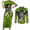 Sydney Thunder NAIDOC Week 2026 Couples Matching Short Sleeve Bodycon Dress and Long Sleeve Button Shirt Aboriginal Indigenous - 50 Years of Deadly