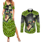 Sydney Thunder NAIDOC Week 2026 Couples Matching Summer Maxi Dress and Long Sleeve Button Shirt Aboriginal Indigenous - 50 Years of Deadly