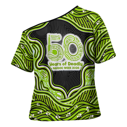 Sydney Thunder NAIDOC Week 2026 Cross Shoulder Shirt Aboriginal Indigenous - 50 Years of Deadly