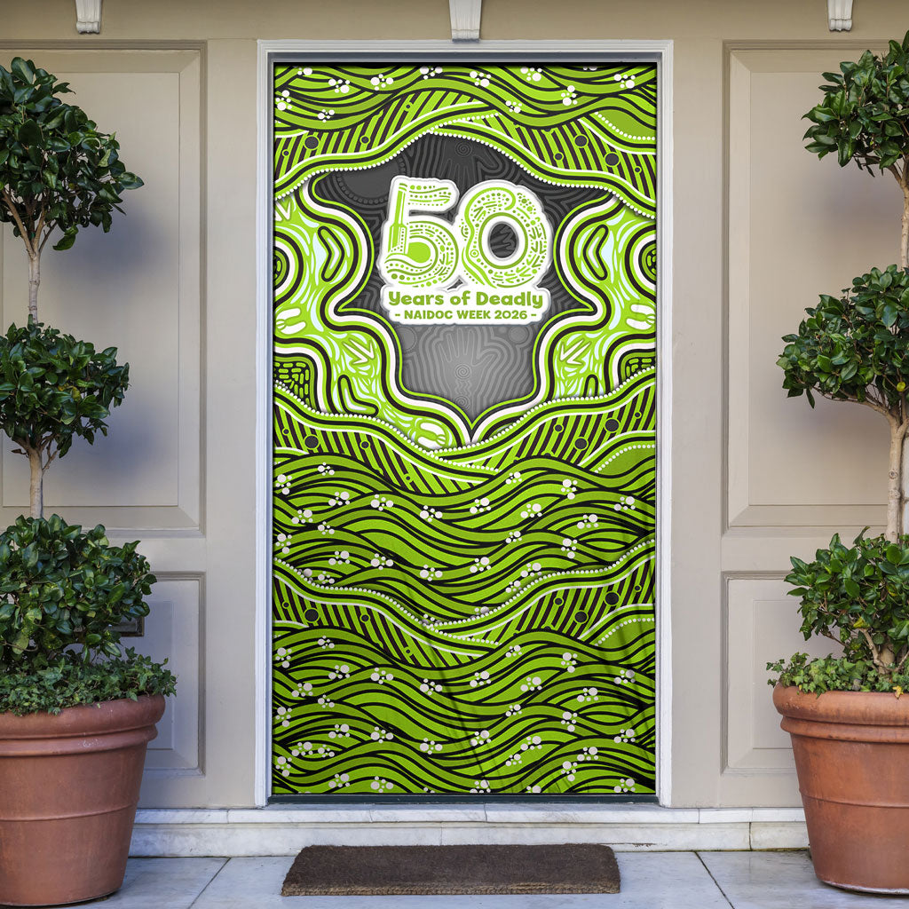 Sydney Thunder NAIDOC Week 2026 Door Cover Aboriginal Indigenous - 50 Years of Deadly