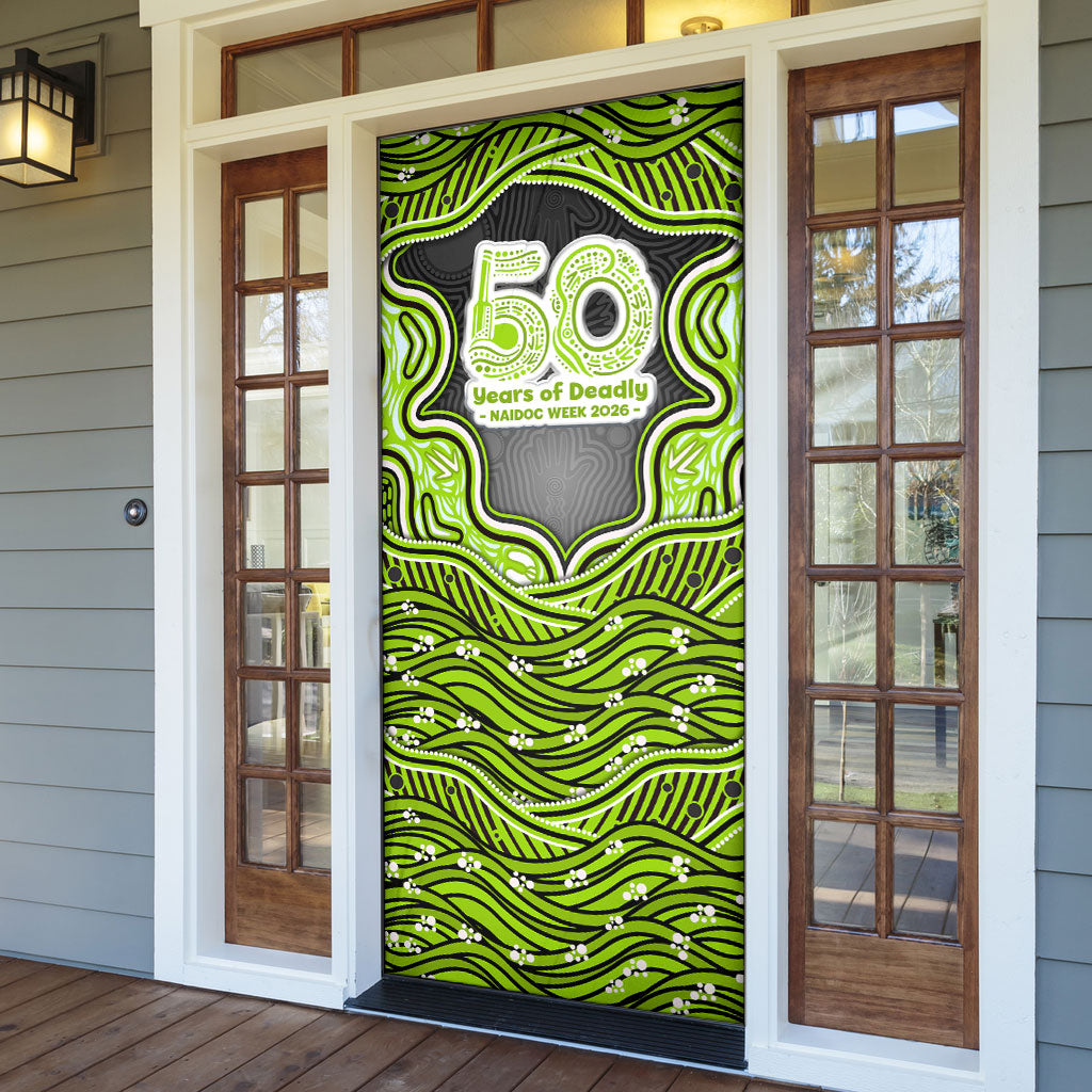 Sydney Thunder NAIDOC Week 2026 Door Cover Aboriginal Indigenous - 50 Years of Deadly