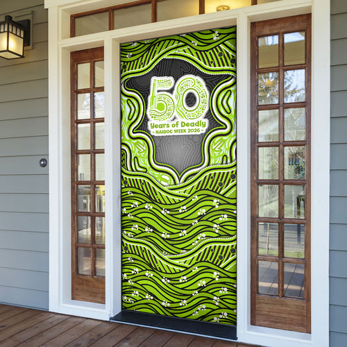 Sydney Thunder NAIDOC Week 2026 Door Cover Aboriginal Indigenous - 50 Years of Deadly