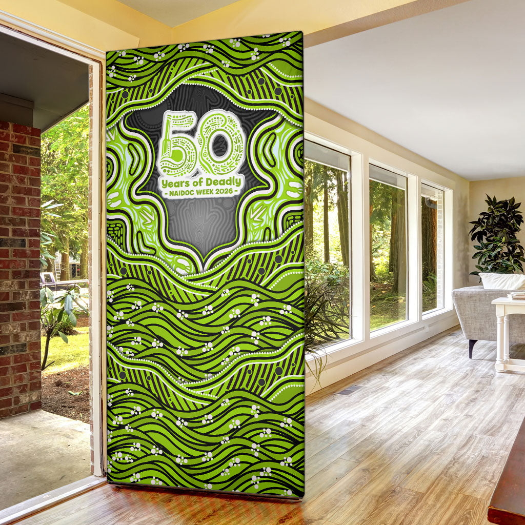 Sydney Thunder NAIDOC Week 2026 Door Cover Aboriginal Indigenous - 50 Years of Deadly