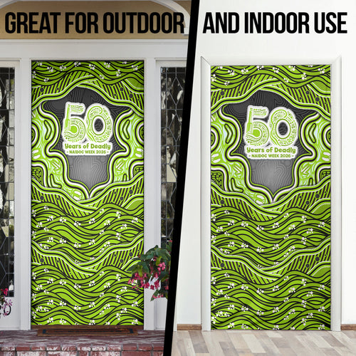 Sydney Thunder NAIDOC Week 2026 Door Cover Aboriginal Indigenous - 50 Years of Deadly