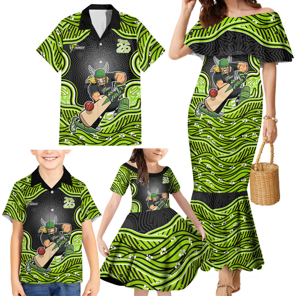 Sydney Thunder NAIDOC Week 2026 Family Matching Mermaid Dress and Hawaiian Shirt Aboriginal Indigenous - 50 Years of Deadly