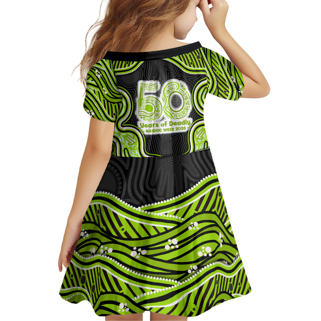 Sydney Thunder NAIDOC Week 2026 Family Matching Off The Shoulder Long Sleeve Dress and Hawaiian Shirt Aboriginal Indigenous - 50 Years of Deadly