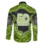 Sydney Thunder NAIDOC Week 2026 Family Matching Off The Shoulder Long Sleeve Dress and Hawaiian Shirt Aboriginal Indigenous - 50 Years of Deadly