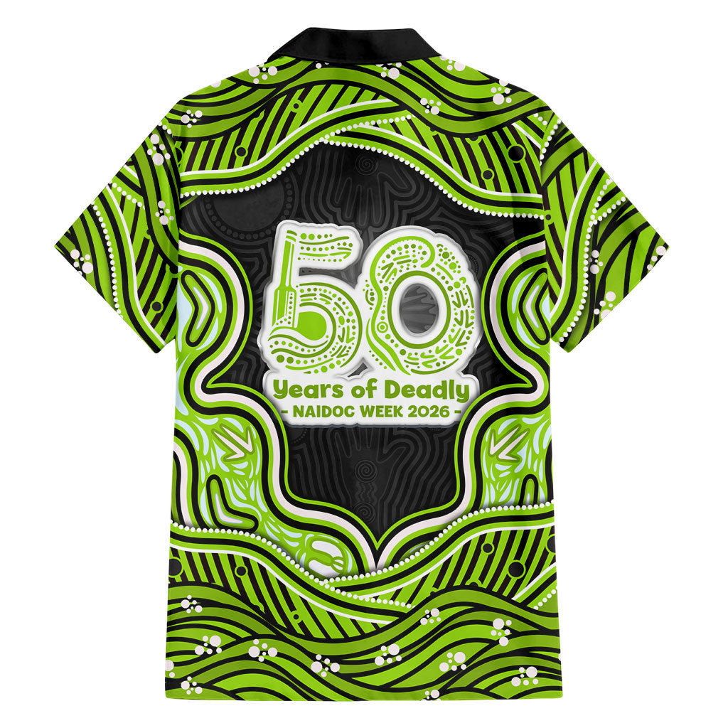 Sydney Thunder NAIDOC Week 2026 Family Matching Off Shoulder Maxi Dress and Hawaiian Shirt Aboriginal Indigenous - 50 Years of Deadly