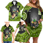 Sydney Thunder NAIDOC Week 2026 Family Matching Off Shoulder Short Dress and Hawaiian Shirt Aboriginal Indigenous - 50 Years of Deadly