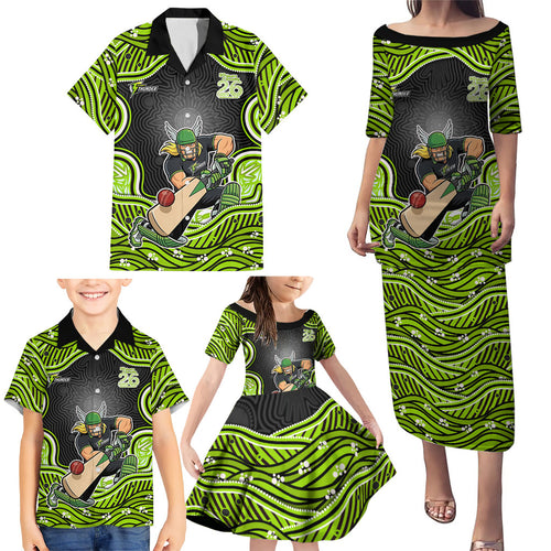 Sydney Thunder NAIDOC Week 2026 Family Matching Puletasi and Hawaiian Shirt Aboriginal Indigenous - 50 Years of Deadly