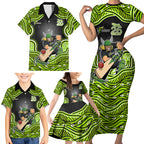 Sydney Thunder NAIDOC Week 2026 Family Matching Short Sleeve Bodycon Dress and Hawaiian Shirt Aboriginal Indigenous - 50 Years of Deadly
