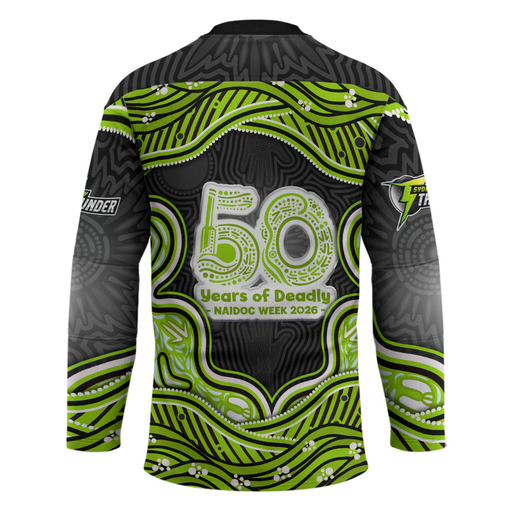 Sydney Thunder NAIDOC Week 2026 Hockey Jersey Aboriginal Indigenous - 50 Years of Deadly