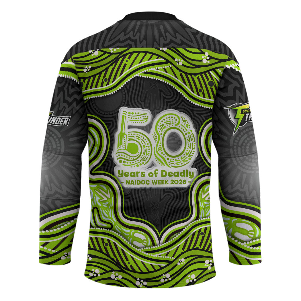 Sydney Thunder NAIDOC Week 2026 Hockey Jersey Aboriginal Indigenous - 50 Years of Deadly