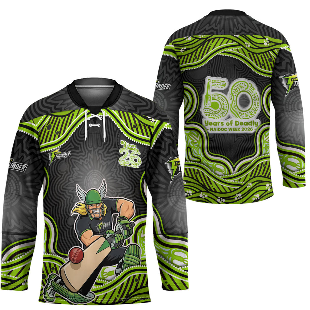 Sydney Thunder NAIDOC Week 2026 Hockey Jersey Aboriginal Indigenous - 50 Years of Deadly