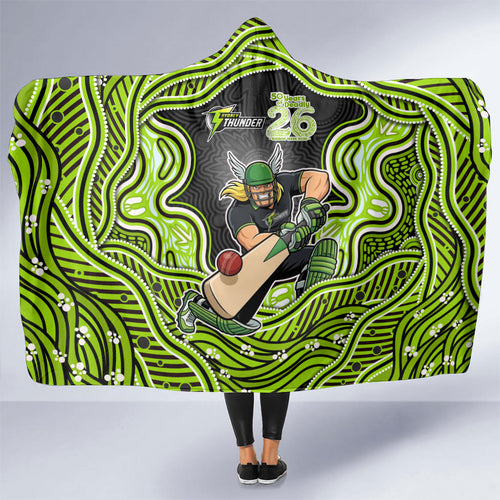 Sydney Thunder NAIDOC Week 2026 Hooded Blanket Aboriginal Indigenous - 50 Years of Deadly