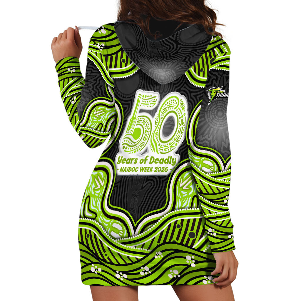 Sydney Thunder NAIDOC Week 2026 Hoodie Dress Aboriginal Indigenous - 50 Years of Deadly
