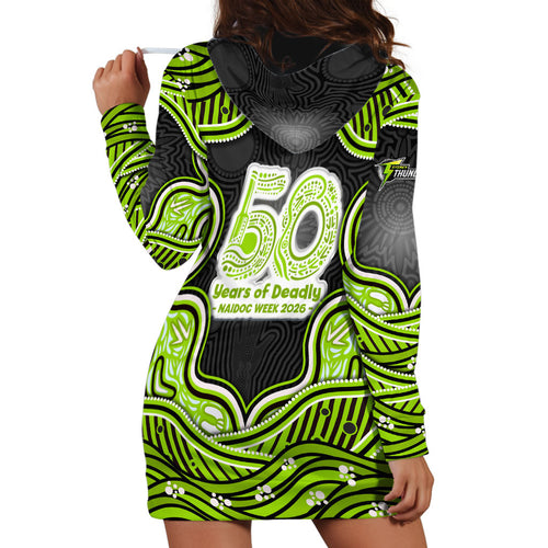 Sydney Thunder NAIDOC Week 2026 Hoodie Dress Aboriginal Indigenous - 50 Years of Deadly