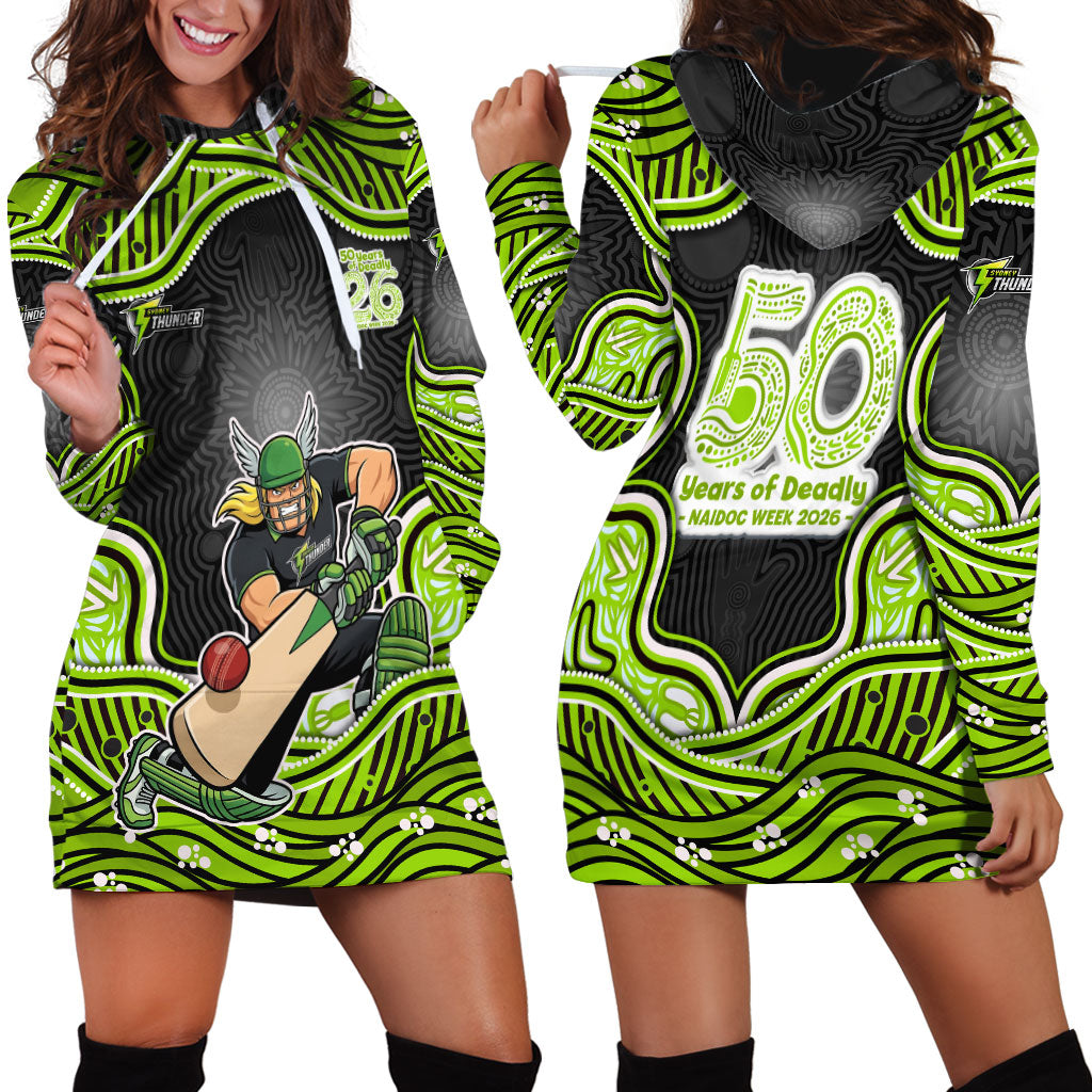 Sydney Thunder NAIDOC Week 2026 Hoodie Dress Aboriginal Indigenous - 50 Years of Deadly
