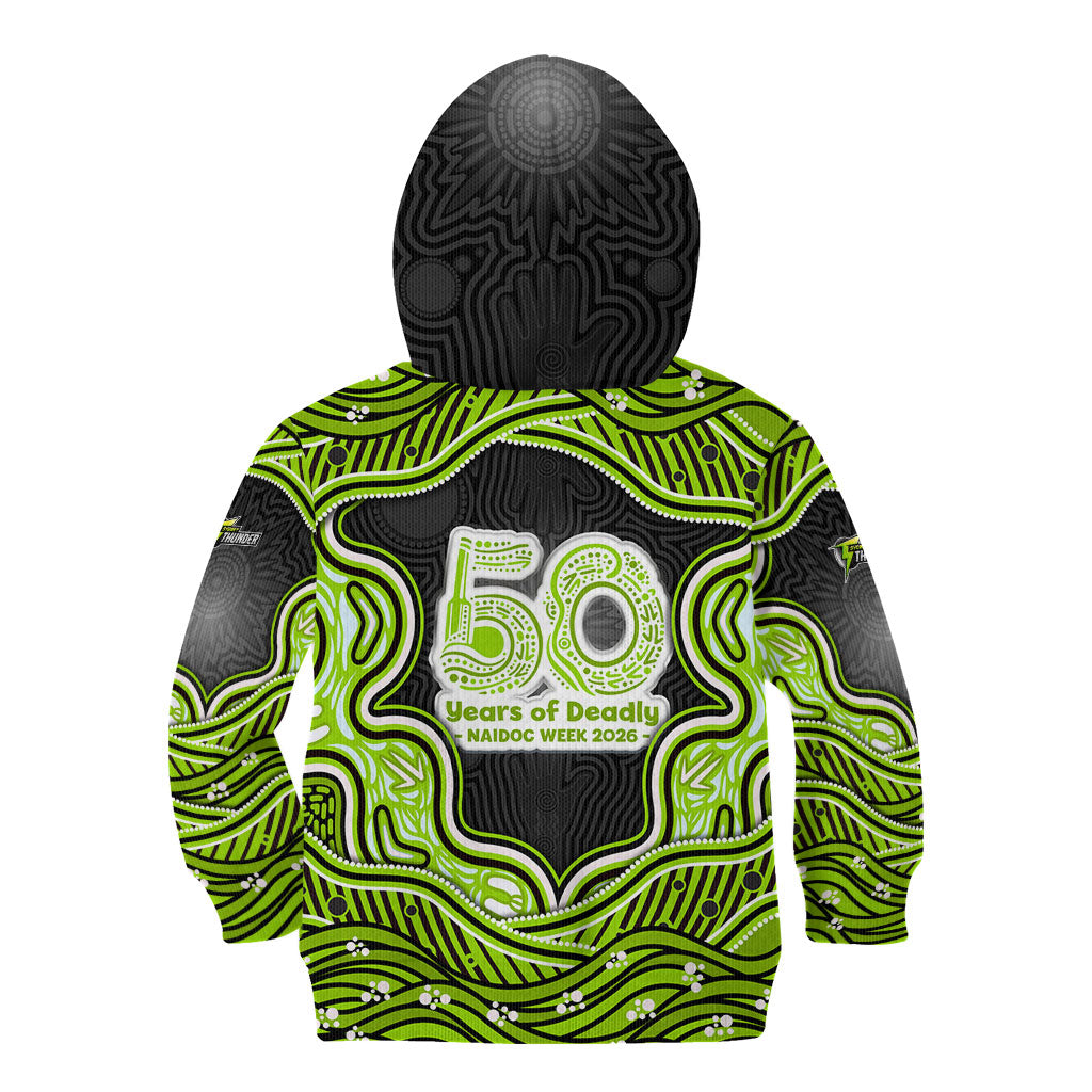 Sydney Thunder NAIDOC Week 2026 Kid Hoodie Aboriginal Indigenous - 50 Years of Deadly
