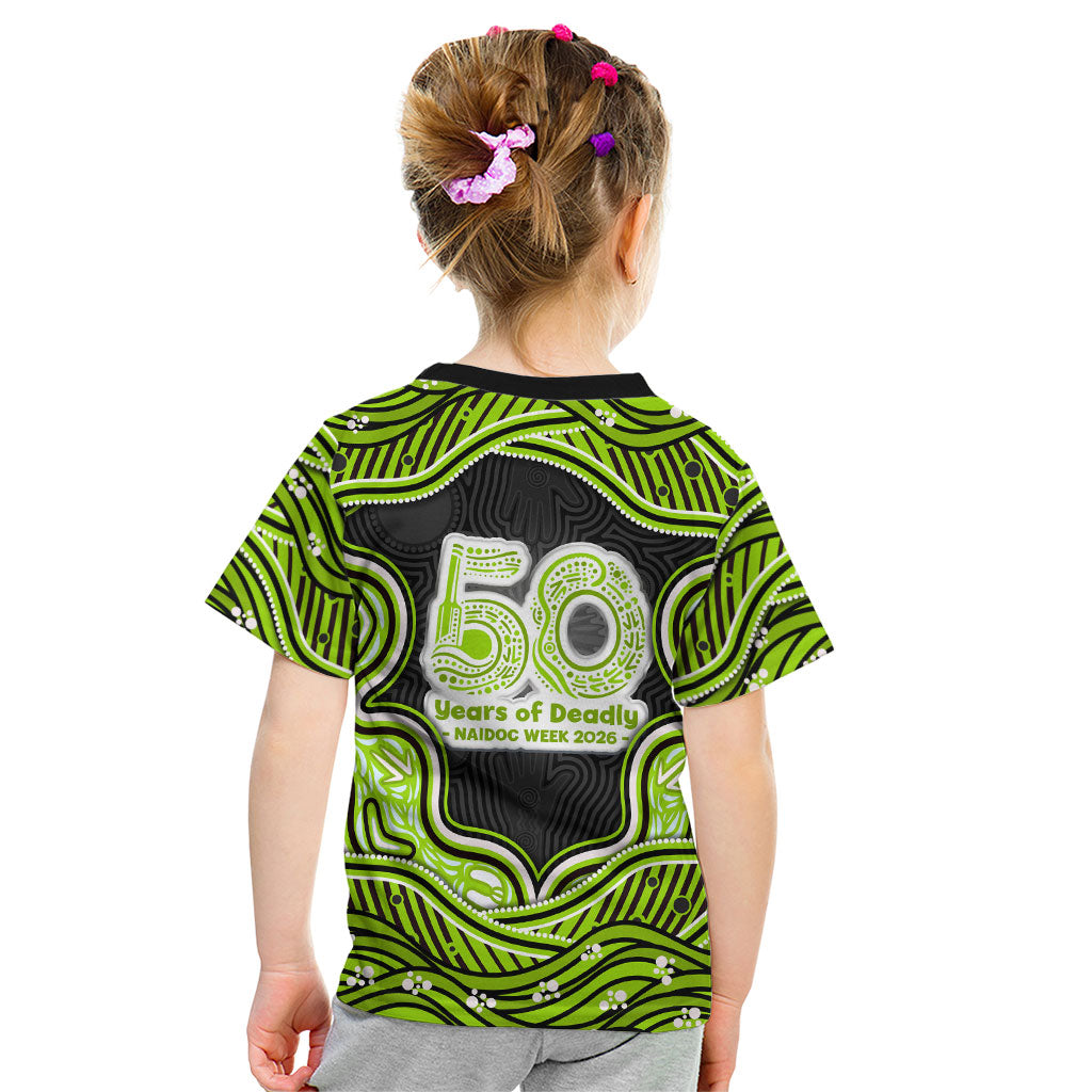 Sydney Thunder NAIDOC Week 2026 Kid T Shirt Aboriginal Indigenous - 50 Years of Deadly