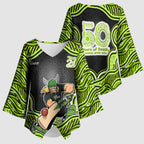 Sydney Thunder NAIDOC Week 2026 Kimono Sleeve Blouse Aboriginal Indigenous - 50 Years of Deadly