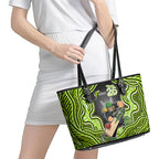 Sydney Thunder NAIDOC Week 2026 Leather Tote Bag Aboriginal Indigenous - 50 Years of Deadly