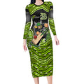 Sydney Thunder NAIDOC Week 2026 Long Sleeve Bodycon Dress Aboriginal Indigenous - 50 Years of Deadly
