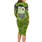 Sydney Thunder NAIDOC Week 2026 Long Sleeve Bodycon Dress Aboriginal Indigenous - 50 Years of Deadly