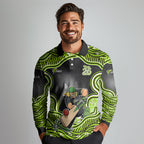 Sydney Thunder NAIDOC Week 2026 Long Sleeve Polo Shirt Aboriginal Indigenous - 50 Years of Deadly