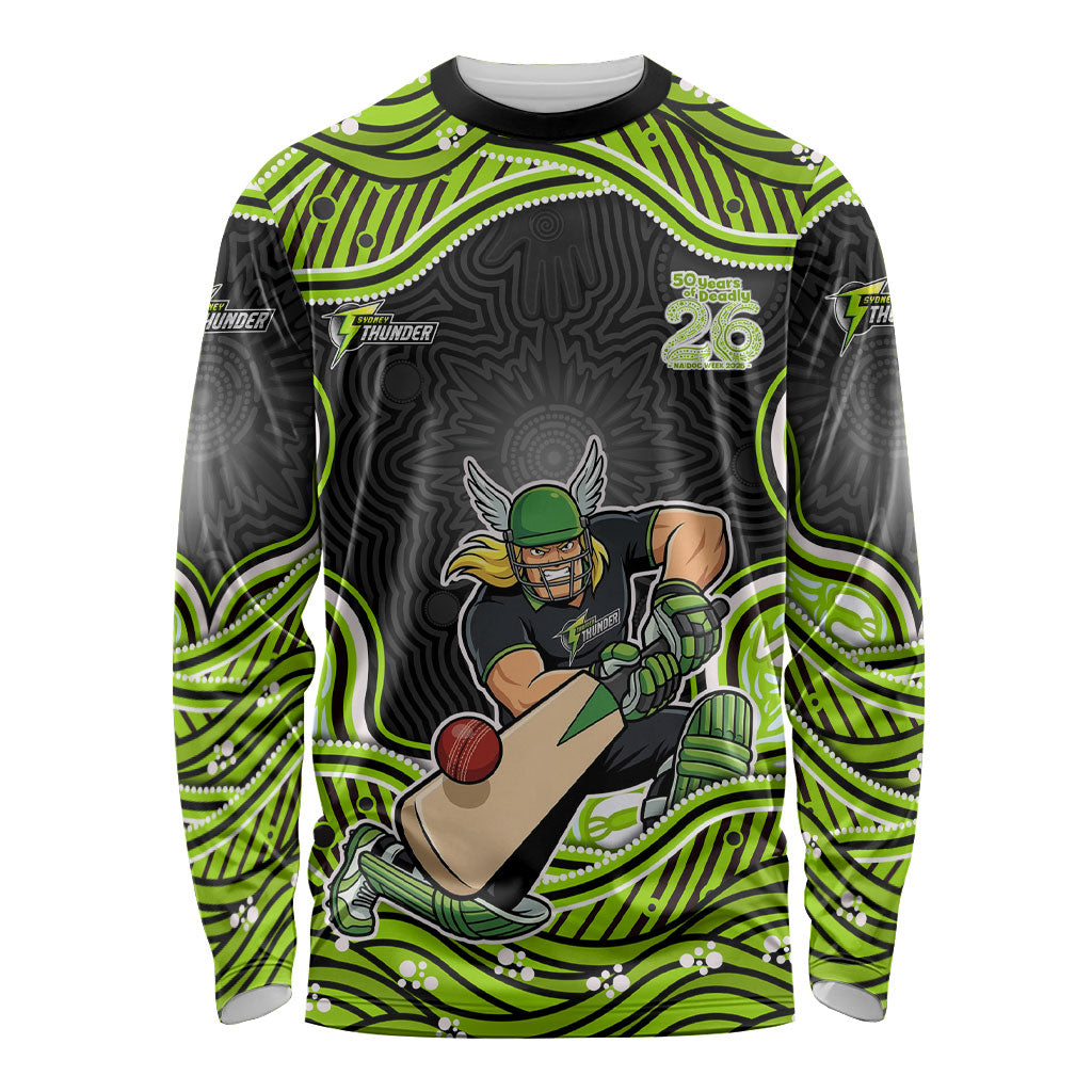 Sydney Thunder NAIDOC Week 2026 Long Sleeve Shirt Aboriginal Indigenous - 50 Years of Deadly