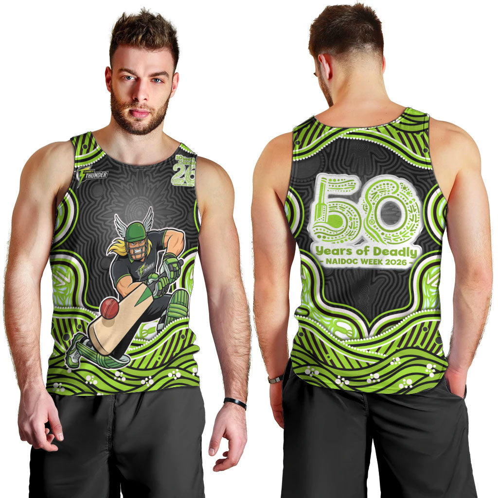 Sydney Thunder NAIDOC Week 2026 Men Tank Top Aboriginal Indigenous - 50 Years of Deadly