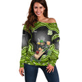 Sydney Thunder NAIDOC Week 2026 Off Shoulder Sweater Aboriginal Indigenous - 50 Years of Deadly