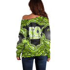 Sydney Thunder NAIDOC Week 2026 Off Shoulder Sweater Aboriginal Indigenous - 50 Years of Deadly