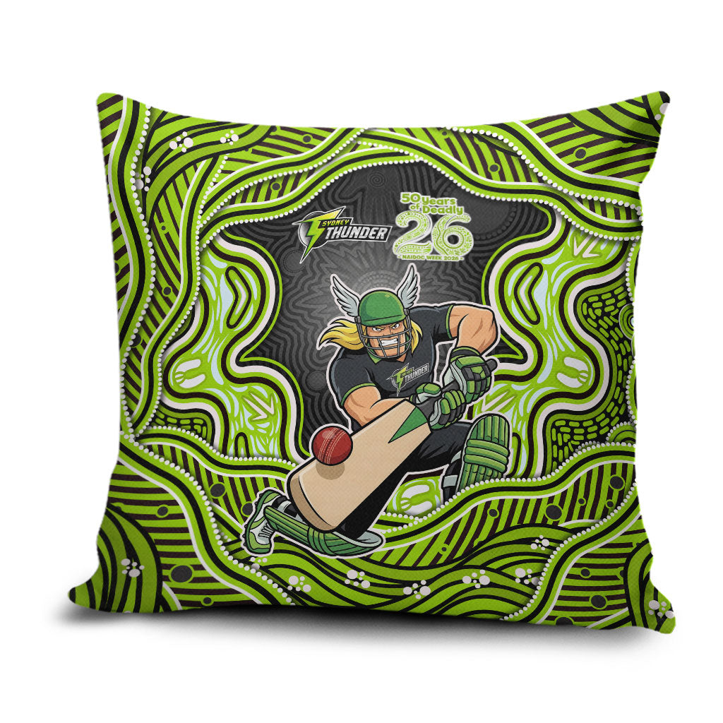 Sydney Thunder NAIDOC Week 2026 Pillow Cover Aboriginal Indigenous - 50 Years of Deadly