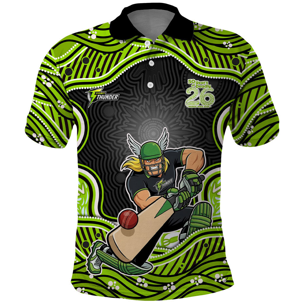 Sydney Thunder NAIDOC Week 2026 Polo Shirt Aboriginal Indigenous - 50 Years of Deadly
