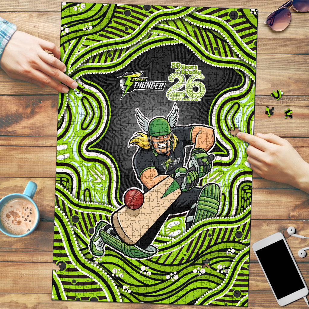 Sydney Thunder NAIDOC Week 2026 Puzzle Aboriginal Indigenous - 50 Years of Deadly