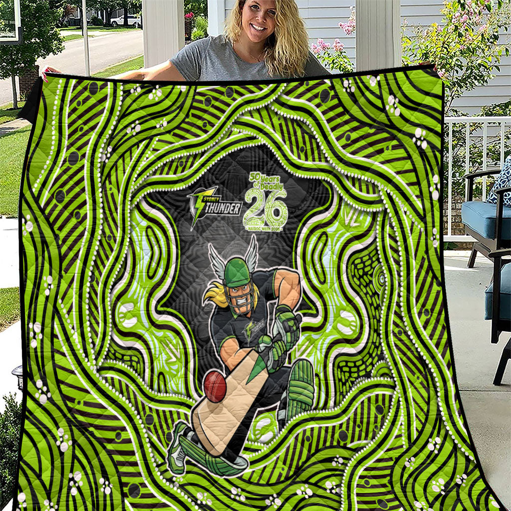 Sydney Thunder NAIDOC Week 2026 Quilt Aboriginal Indigenous - 50 Years of Deadly
