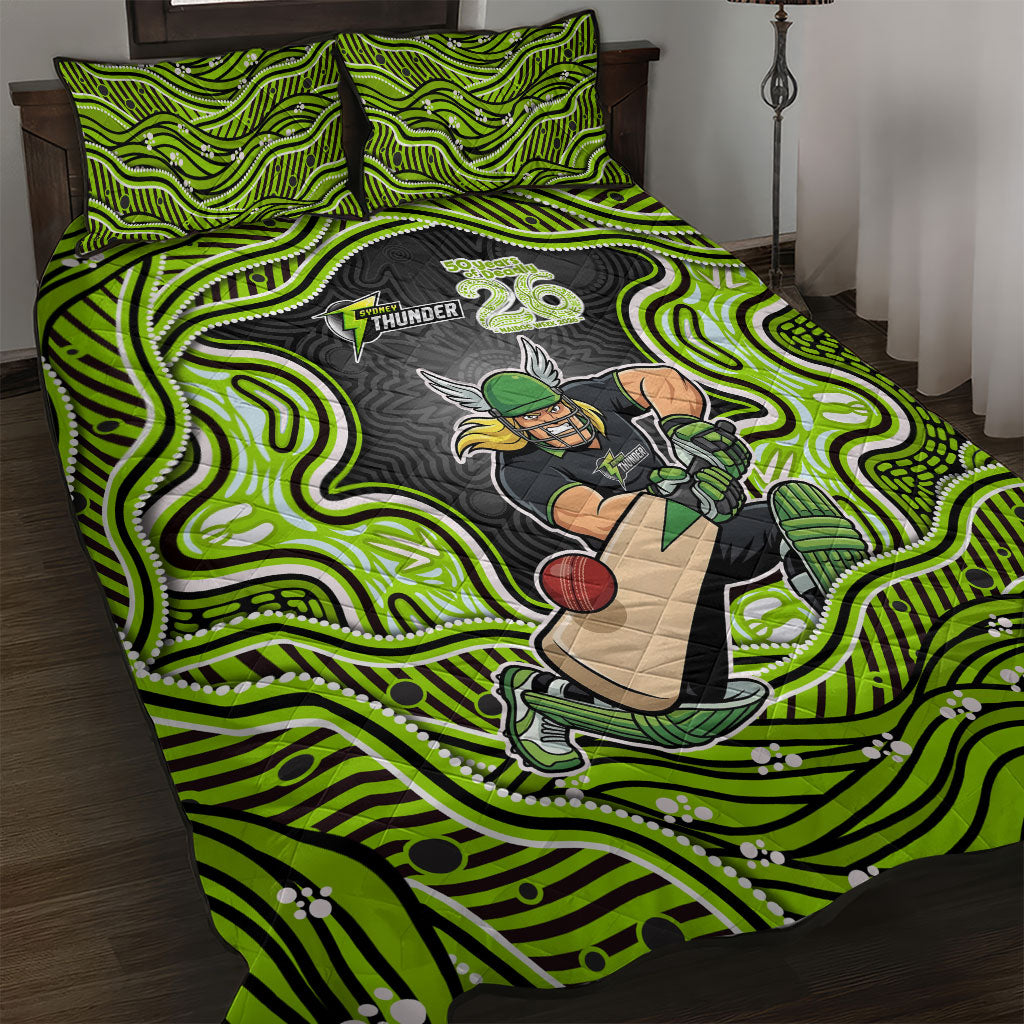 Sydney Thunder NAIDOC Week 2026 Quilt Bed Set Aboriginal Indigenous - 50 Years of Deadly