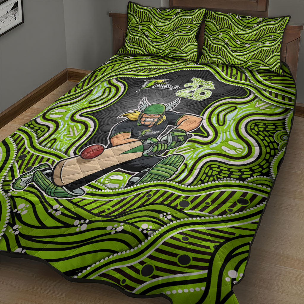 Sydney Thunder NAIDOC Week 2026 Quilt Bed Set Aboriginal Indigenous - 50 Years of Deadly