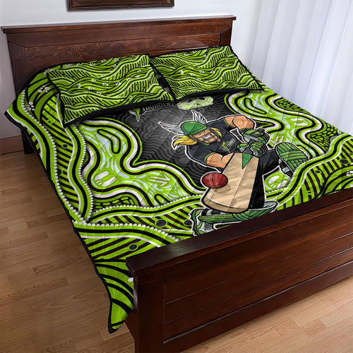 Sydney Thunder NAIDOC Week 2026 Quilt Bed Set Aboriginal Indigenous - 50 Years of Deadly