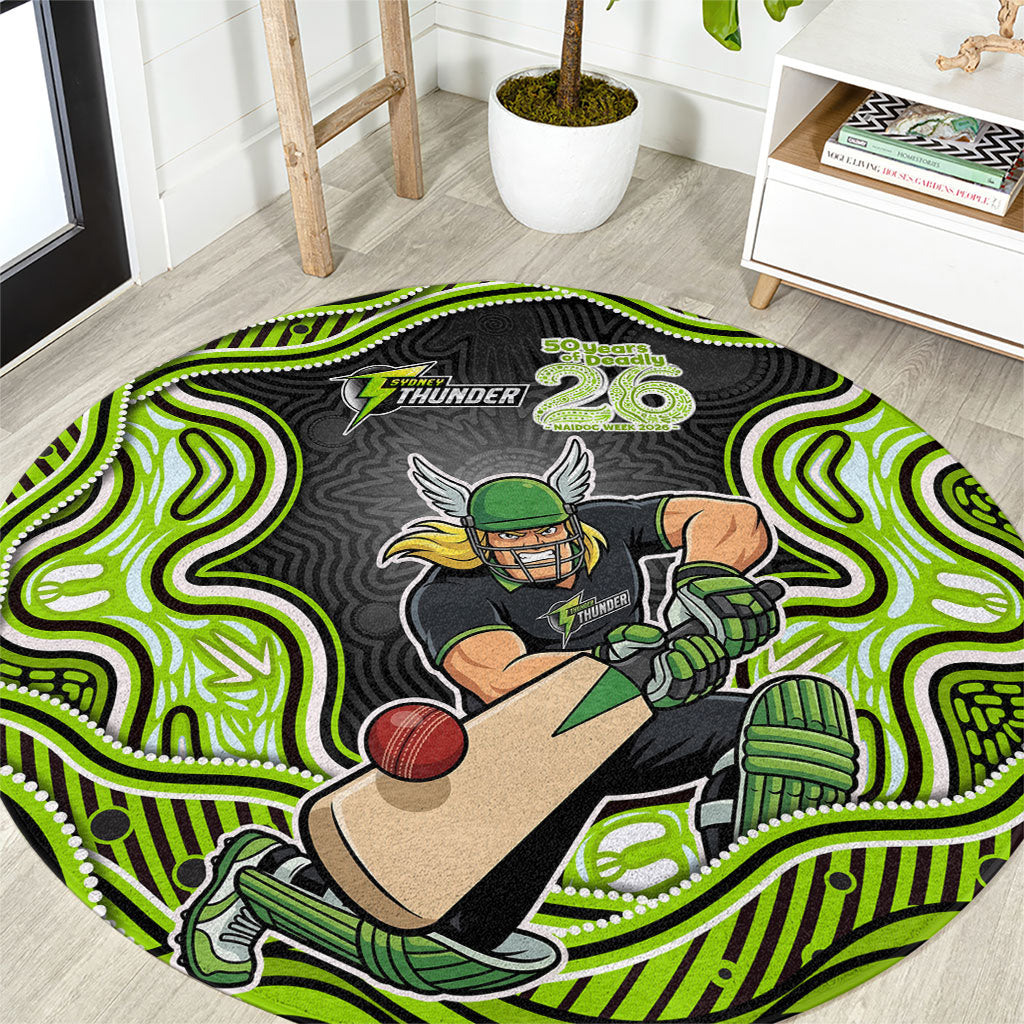 Sydney Thunder NAIDOC Week 2026 Round Carpet Aboriginal Indigenous - 50 Years of Deadly