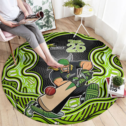 Sydney Thunder NAIDOC Week 2026 Round Carpet Aboriginal Indigenous - 50 Years of Deadly