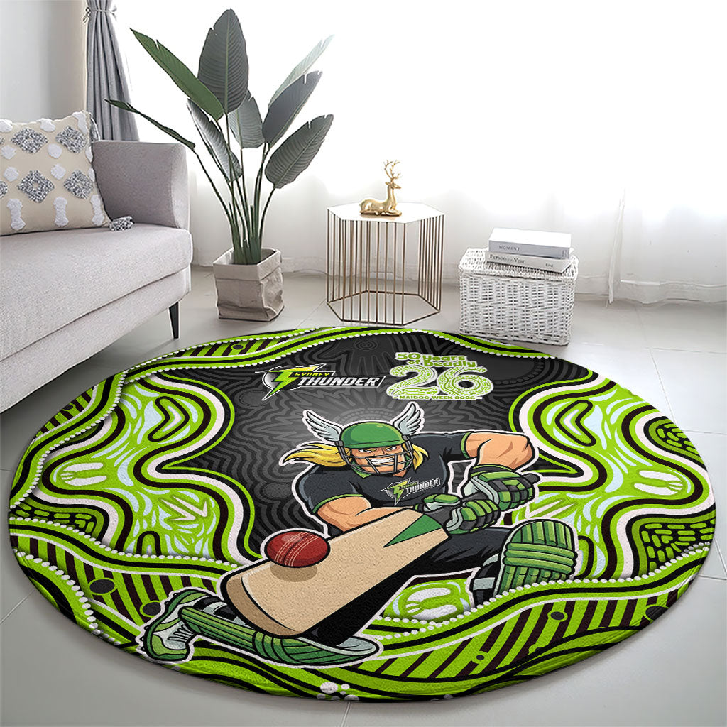 Sydney Thunder NAIDOC Week 2026 Round Carpet Aboriginal Indigenous - 50 Years of Deadly