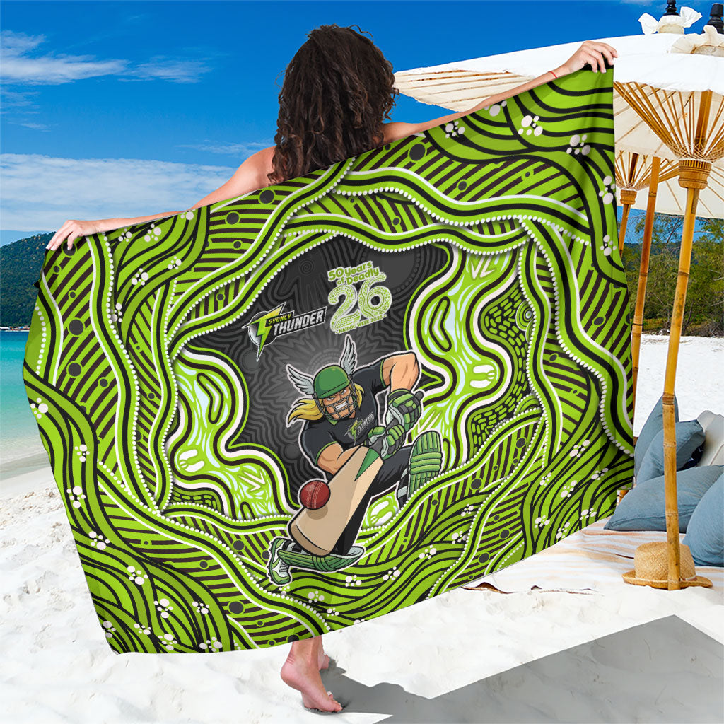 Sydney Thunder NAIDOC Week 2026 Sarong Aboriginal Indigenous - 50 Years of Deadly